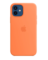 Apple Silikone-etui med MagSafe til iPhone 12/12 Pro – kumquat